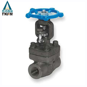 Chủ đề vít loại DIN PN16 DN50 2 "inch mềm niêm phong nêm <span class=keywords><strong>A105</strong></span> giả mạo thép cửa van trọng lượng - Product Image 2