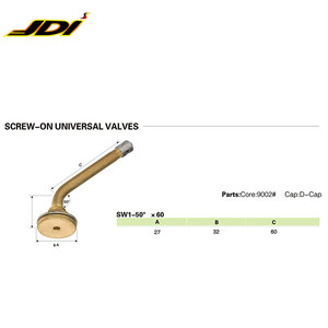 JDI-SW1-50 x 60 superventas universal bus y camión <span class=keywords><strong>tubeless</strong></span> neumático válvula - Product Image 2