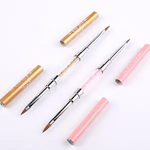 Fangxia 2021 Nail Supplier Dual Ended New Painting Gel Nail Art Brush