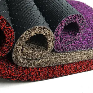 流行的软和舒适的 pvc 线圈地毯汽车地板垫剪辑为汽车