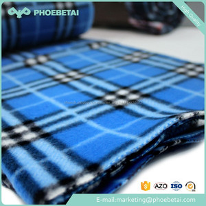 Us hot vente personnalisé plaid <span class=keywords><strong>polaire</strong></span> couverture <span class=keywords><strong>polaire</strong></span> - Product Image 6