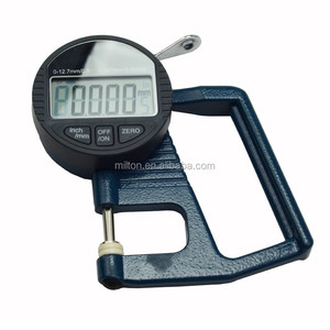 Micron Digital Ketebalan Gauge dengan Feeler Bentuk 0.001 Mikrometer Thickness Meter 0 - 10 Mm/0.4 Inch