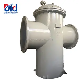 Big Size Hydraulische DN600 PN10 U Type Water Stuurpen Oliefilter Met Dubbele Flenzen Prijslijst Mand Zeef