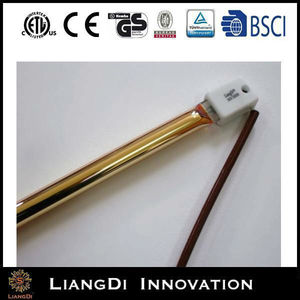 Halógena de infrarrojos de oro revestimiento portableheating eléctrico portable <span class=keywords><strong>baño</strong></span> falso techo lámpara de calor - Product Image 1