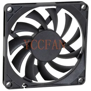 Ventilateur ultra-fin pour refroidissement de l'air, 10mm, 80x80x10mm, 8010, 5v, 12v dc, prix d'usine