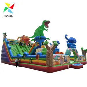 Commercial Inflatable Super Slide Inflatable Dinosaur Slide /Multi play inflatable dinosaur slide/inflatable dry slide