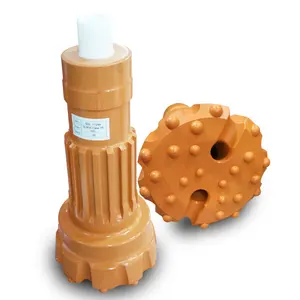 SINODRILLS Multi Function DTH Water Well Rock Drill Rig Spare Parts 219mm QL80 DTH Bits for Deep Hole Hard Rock Drilling