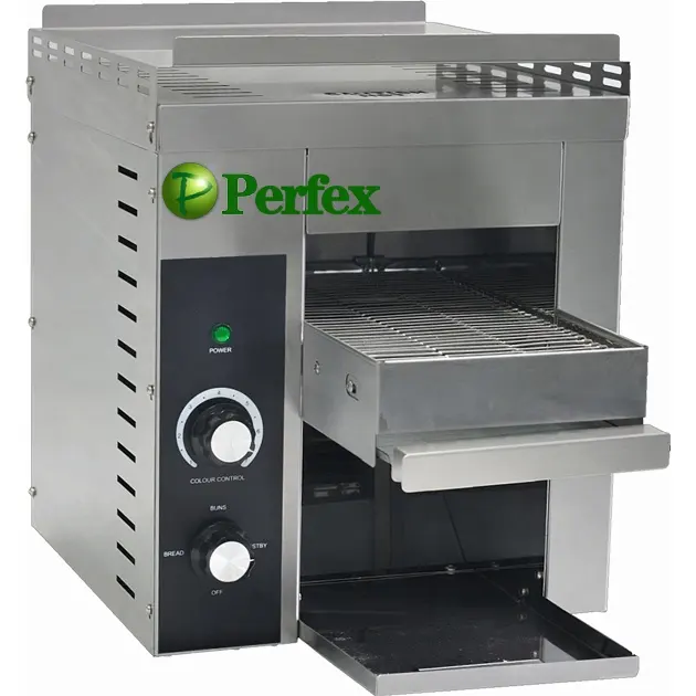 Perfex 새로운 전통 컨베이어 토스터 TCT-02 상업 스테인레스 스틸
