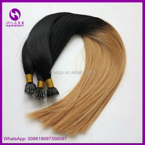 Extensiones de cabello rizado con cutícula completa, 0,5g, 0,7g, 0,8g, 1g, 2g/hebra, 100% virgen, Remy - Product Image 5