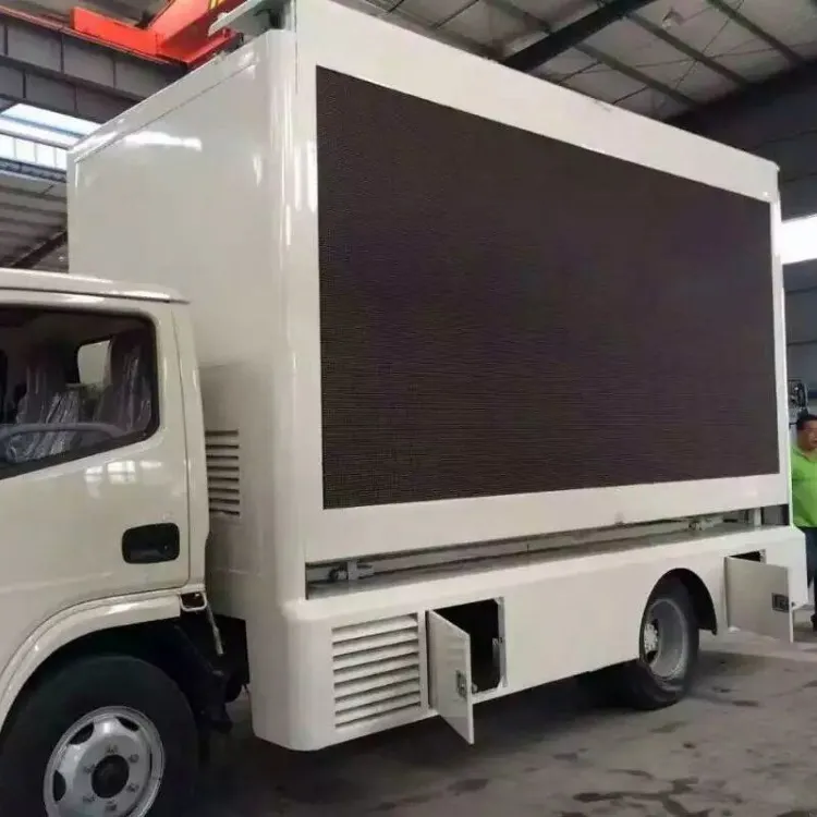 led moving video display truck big tv p8 p6 p5 p4 outdoor advertising wall display screens price