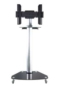 2018 nuovo carrello carretto in alluminio argento <span class=keywords><strong>TV</strong></span> con VESA 600x400 32-70 "compatibile CE certificata - Product Image 5