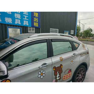 ตัวเบี่ยงกระจกบังฝนที่บังแดดหน้าต่างสำหรับ Luxgen U6 13> - Product Image 2