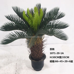 Sago Cycas พืชบอนไซเทียม,ไม้กระถางจำลองสูงราคาส่งโรงงาน Cycas - Product Image 3