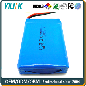 Lot de batteries lithium-ion polymère, rechargeables, 7.4v, 1000mah, rechargeables - Product Image 4