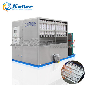 Koller-máquina de hielo de 3 toneladas, cubitos de hielo CV3000 con cristal y hielo cúbico comestible para restaurante, hotel, refrigeración de bebidas - Product Image 1