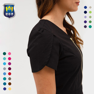 Uniforme de Trabajo para Salón de Belleza de Alta Calidad al por Mayor, Túnica Profesional Transpirable de Poliéster para Esteticista y Spa - Product Image 3