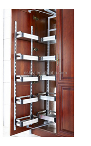 Phụ Kiện Nhà Bếp Kéo Ra Đơn Vị Cao Phòng Đựng Thức Ăn Giỏ Lưu Trữ Bằng Thép Không Gỉ Được Xây Dựng Trong Tủ - Product Image 3