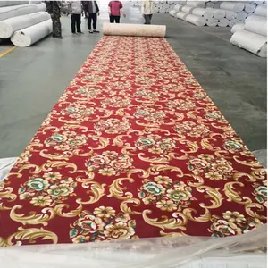 High Quality Printed Needle Punched Exhibition <strong>Carpet</strong> Non Woven Red Commercial <strong>Carpet</strong> <strong>Rolls</strong> - Product Image 1