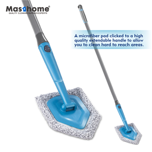 Masthome Multifunctional Click System <strong>Floor</strong> Bathroom Cleaning <strong>Mop</strong> Microfiber Window <strong>Cleaner</strong> With Telescopic Steel Handle - Product Image 4