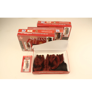 Exclusive Natural Human Hair Extensions Mixed Synthetic <strong>Weave</strong> With Wave Style Available in Wholesale Quantities on Sale - Product Image 3