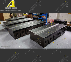 Haut-parleur alimenté par réseau de lignes actif système de son dj professionnel haut de ligne de 10 pouces avec double subwoofer de 15 pouces - Product Image 3