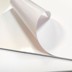 Outdoor PVC Self Adhesive Vinyl Pearl White <strong>Sticker</strong> Roll PVC Banner Material - Product Image 1