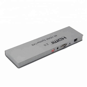Caliente-venta HDMI 2,0 divisor 8 maneras V2.0 apoyo 3D Full HD 4 K * 2 K <span class=keywords><strong>18</strong></span> GBPS HDMI splitter - Product Image 3