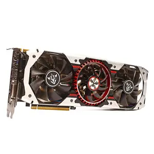 Colorful iGame GeForce GTX1080Ti Vulcan AD 11G Used Gaming Graphics Card with 10GB GDDR5X 352bit Memory 11Gbps Memory Clock