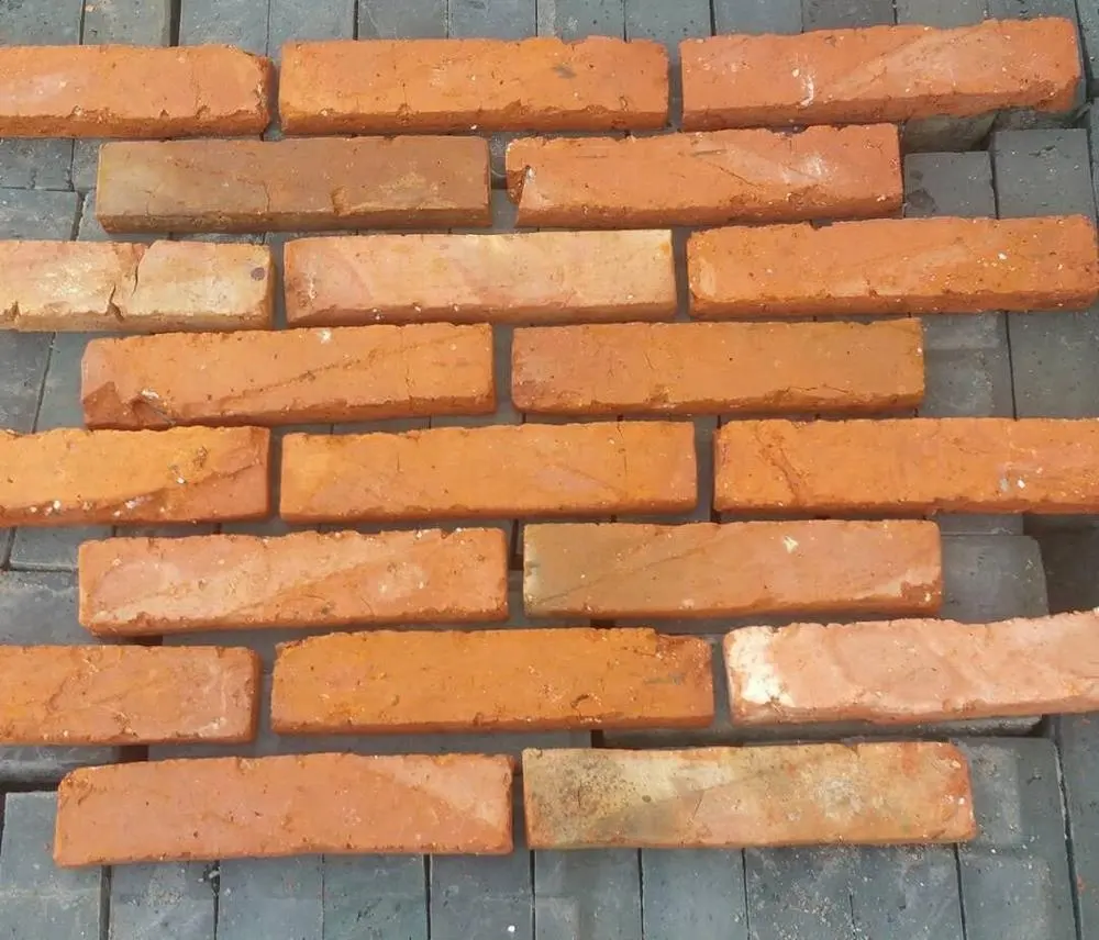 Reclampd tijolo estilo antigo usado vermelho argila preços de tijolos finos