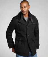 Мужское зимнее пальто хорошего качества длиной три четверти