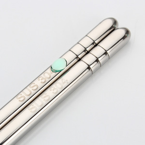 wholesale custom logo cheaper stainless steel chopsticks
