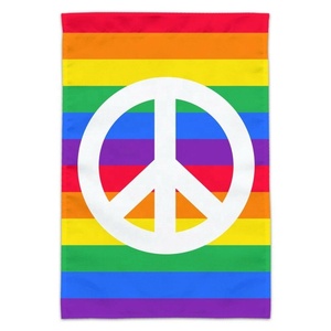 Paix <span class=keywords><strong>arc</strong></span>-<span class=keywords><strong>en</strong></span>-<span class=keywords><strong>ciel</strong></span> LGBT symbole cour drapeau jardin automobile assurance agriculture éducation <span class=keywords><strong>agence</strong></span> de voyage numérique tissu voiture utilisation - Product Image 3