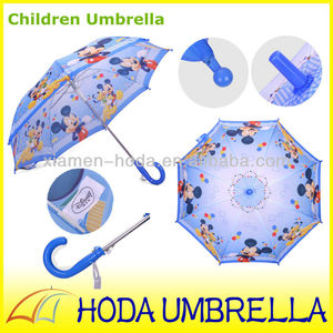 Venta caliente bonito mickey mouse de dibujos animados paraguas de los niños con <span class=keywords><strong>silbato</strong></span>/paraguas de los niños - Product Image 1