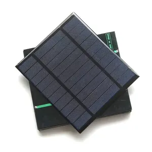 2.5 W 5 V 迷你太阳能电池板太阳能充电器 3.7 V 电池系统 LED 光教育环氧太阳能面板生产线