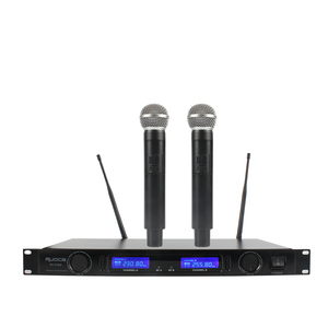 ไมโครโฟนไร้สายแบบไดนามิกมือถือ RC-V1009ไมค์ไร้สายระบบ VHF ไมค์โลหะไร้สาย - Product Image 2