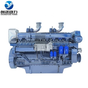 WEICHAI X8170 24v الكهربائية بداية الديزل محرك القارب سعر المصنع للبيع