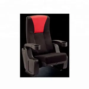 Best price folding 3d 4d cinema chair theater chair with cupholders for sale W7606B
