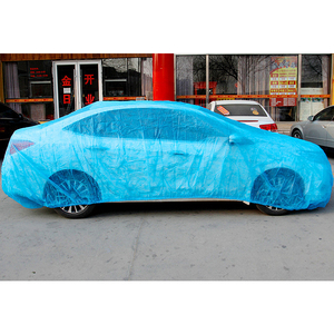 Custom monouso in PVC trasparente copri auto in alluminio impermeabile protezione UV copertura della pellicola della finestra con sacchetto di plastica - Product Image 5