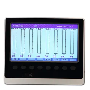 Registrador de datos de temperatura presión papel registrador de datos con RS485 comunicación