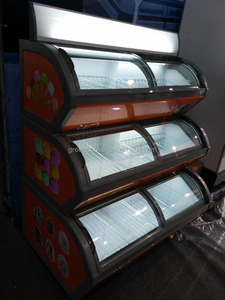 Tủ Đông Trưng Bày Kem Ba Tầng Cho Cửa Hàng - Product Image 5