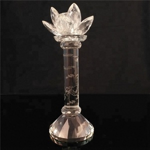 Alta calidad al por <span class=keywords><strong>mayor</strong></span> Crystal Lotus vela <span class=keywords><strong>templo</strong></span> uso budista - Product Image 6