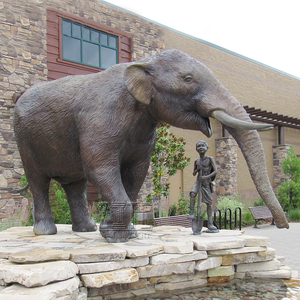 Offre Spéciale Jardin Décoratif Éléphant Statue <span class=keywords><strong>Bronze</strong></span> <span class=keywords><strong>Sculpture</strong></span> Animalière Thaïlande - Product Image 3