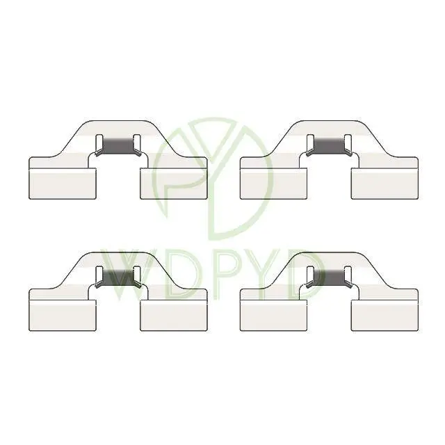 440720 1J0615231 BREMSBELAG FITTING KIT FÜR VW PASSAT FÜR RENAULT MEGANE FÜR TOYOTA COROLLA FÜR NISSAN PRIMASTAR 109-1211