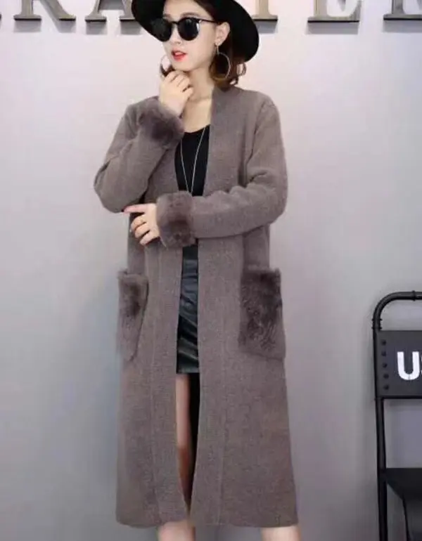 Maglione di lana cashmere a maniche lunghe da donna moda invernale coreana 2017 abbigliamento giovane stile
