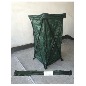 Venta al por mayor de gran capacidad plegable patio Pop-Up saco jardín hoja de bolsas de residuos con soporte - Product Image 5