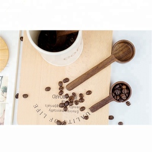 Cuchara medidora de café 8g 10g minimalista personalizado obsequios <span class=keywords><strong>cucharas</strong></span> de té <span class=keywords><strong>10</strong></span> <span class=keywords><strong>gramos</strong></span> cuchara de madera única de madera personalizada - Product Image 4