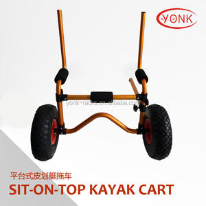 Yonk Deluxe 알루미늄 싯온탑 카약 트롤리 (10 인치 펑크 방지 PU 폼 휠 포함) - Product Image 5