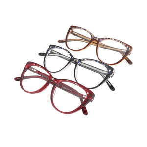 Nueva moda gafas de ojos de gato personalizadas con patrón <span class=keywords><strong>demi</strong></span> - Product Image 5