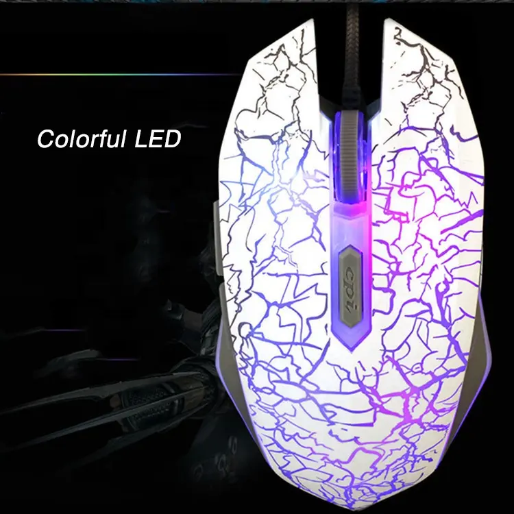 Hot Selling Custom Mouse Gaming mit buntem Atem licht Wired Gaming Computer Mouse