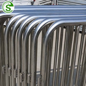 Paslanmaz çelik trafik bariyeri mobil güvenlik bariyeri taşınabilir güvenlik bariyeri tam kaynaklı cilalı açık bariyer - Product Image 4